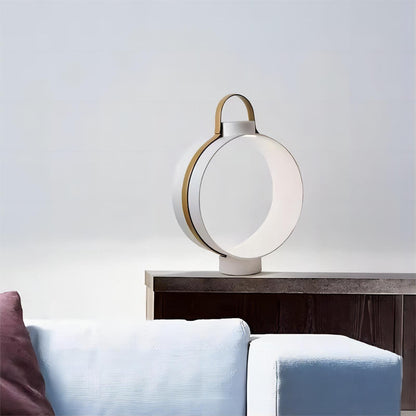 Simple Art White Table Lamp