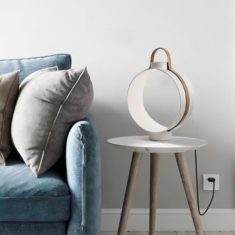 Simple Art White Table Lamp