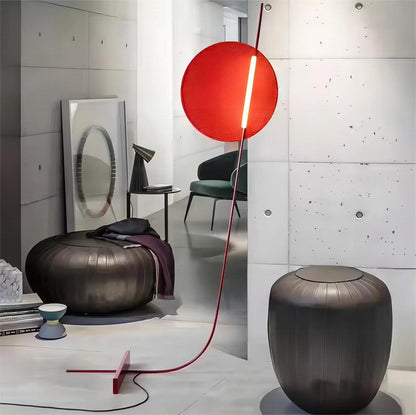 Red LED Floor Lamp