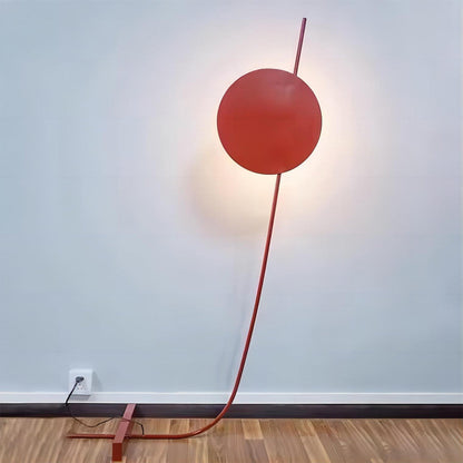 Red LED Floor Lamp